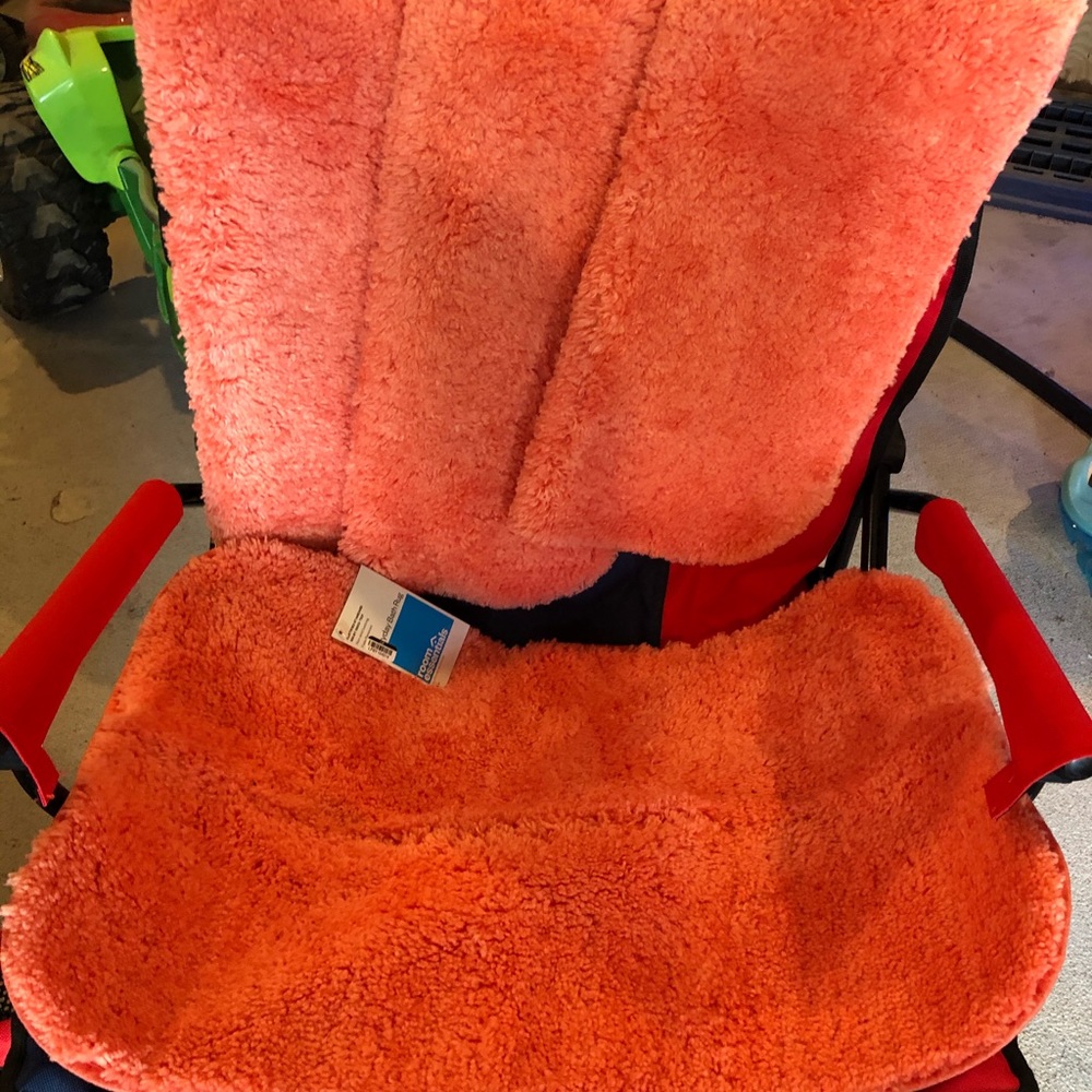 Orange bath mats